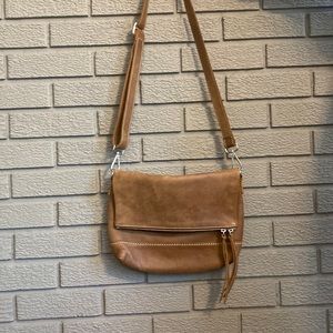 Roots Leather Crossbody Bag